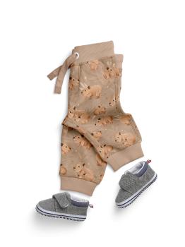 Preview: Baumwolljersey Capybara Friends Camel by Mrs. Mint Design von Swafing